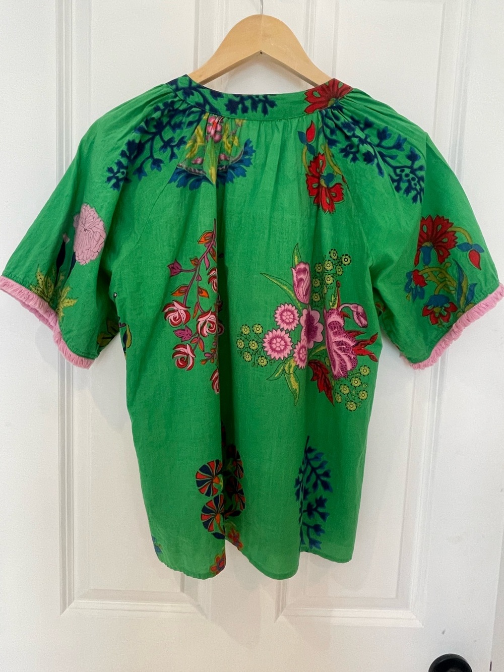 THML Green Floral Top - Picture 5 of 5